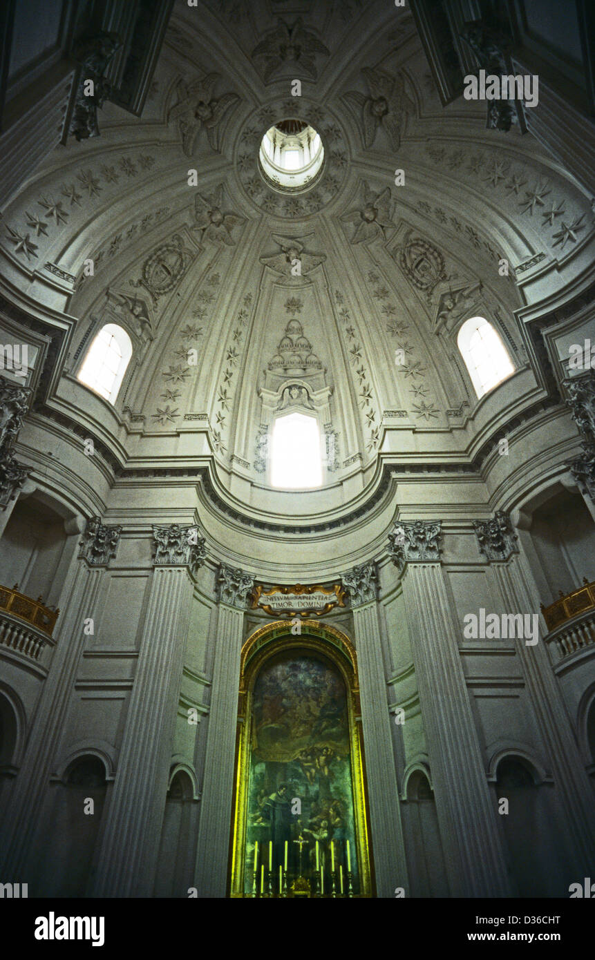 Ivo Alla Sapienza, Rom, Italien. Borromini Kirche Stockfoto