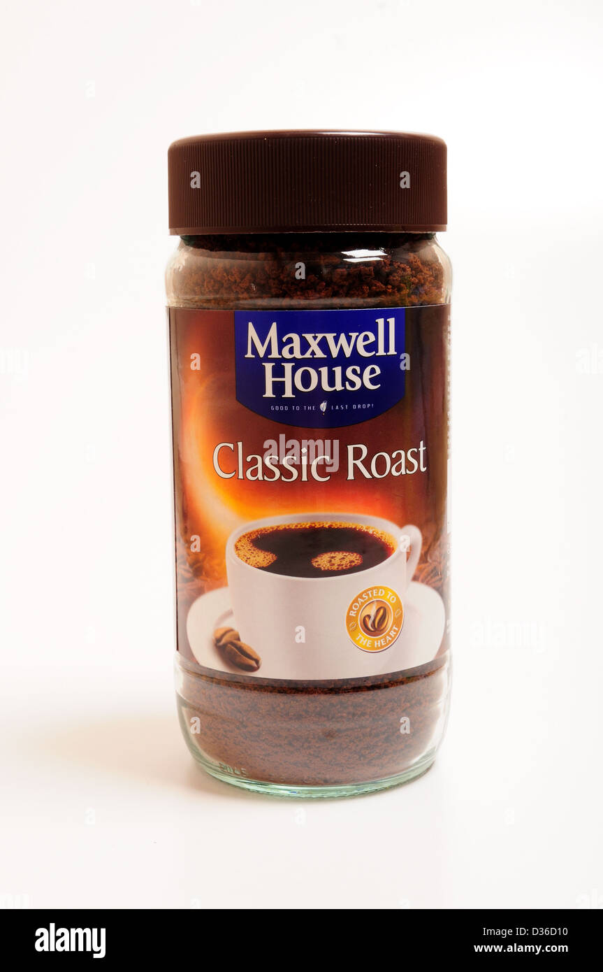 Maxwell House, Classic rösten Kaffee. Stockfoto
