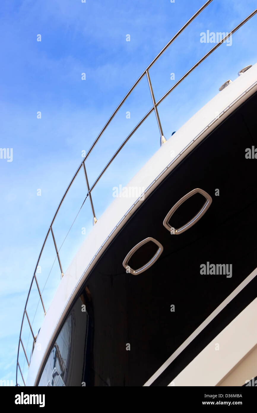 Luxus-Yacht-detail Stockfoto