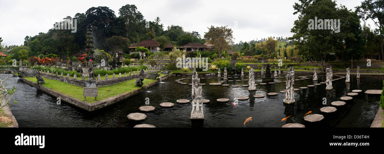Tirta Gangga Wasserpalast (Bedeutung heiligen Wasser des Ganges im balinesischen) in Bali, Indonesien. Stockfoto