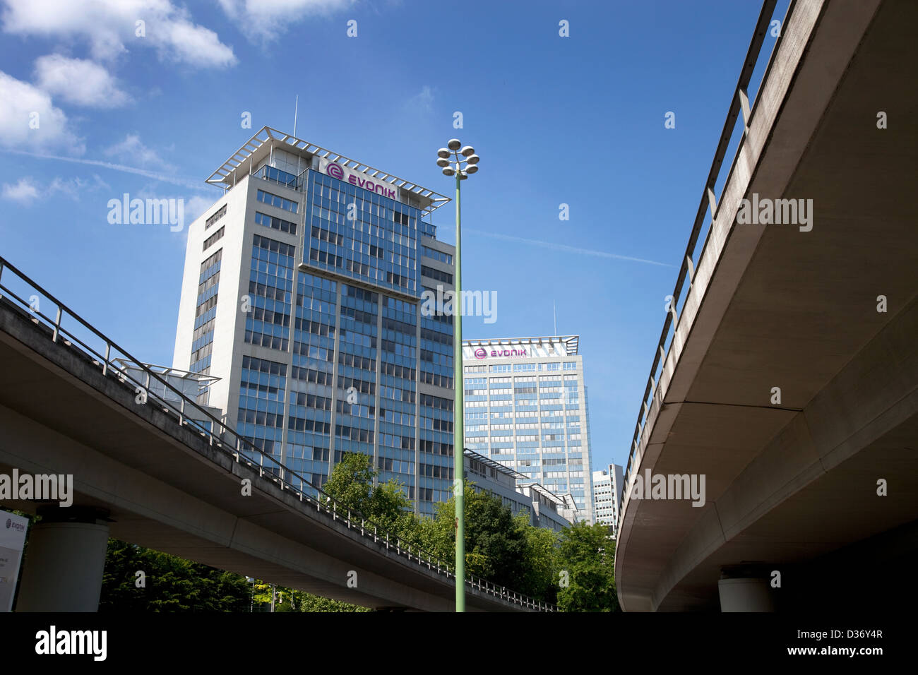 Essen, Deutschland, Evonik AG Gebäude Stockfoto