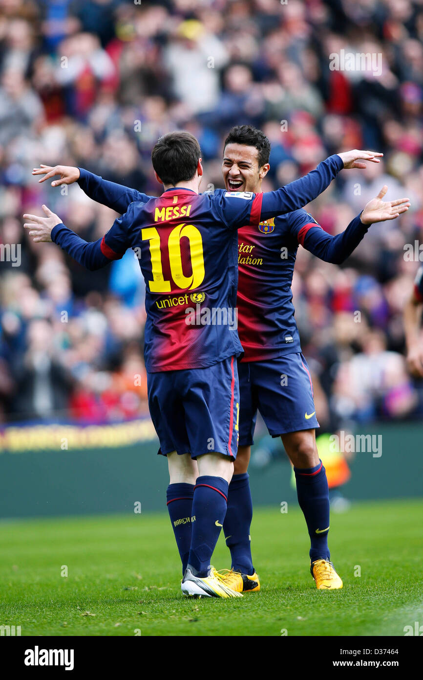 pics Thiago Alcantara Fc Barcelona https www alamy de stockfoto lionel messi thiago alcantara barcelona 10 februar 2013 fussball fussball spanisch liga espanola match zwischen fc barcelona 6 1 getafe im camp nou in barcelona spanien foto von dnakashimaaflo 53632044 html