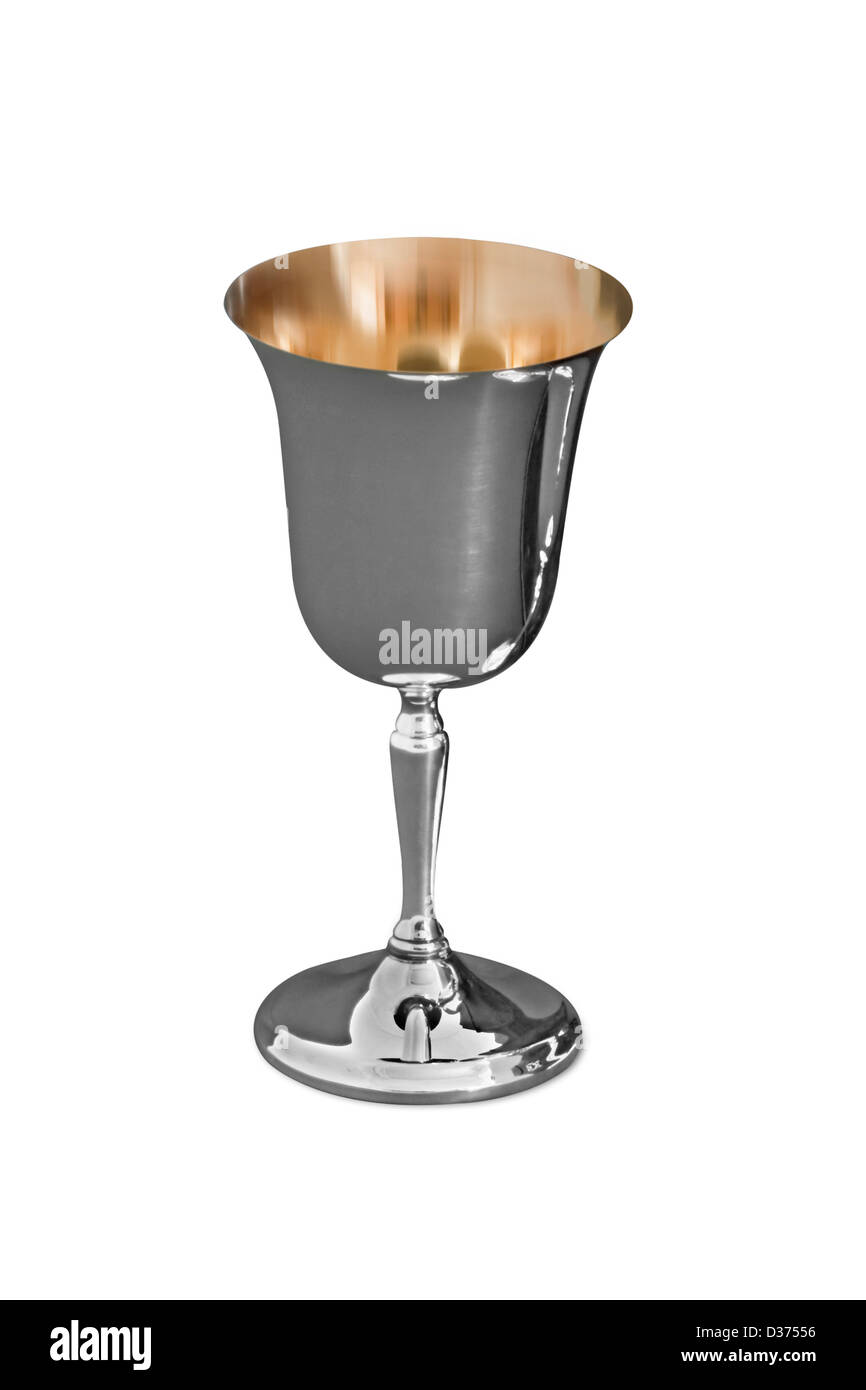 Silberne Becher Stockfoto