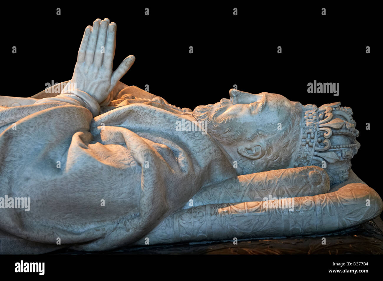 Grab von König Henry II von Frankreich (1519-1559), zweiter Sohn von Francis I. Kathedrale Basilika Saint-Denis, Paris Frankreich Stockfoto