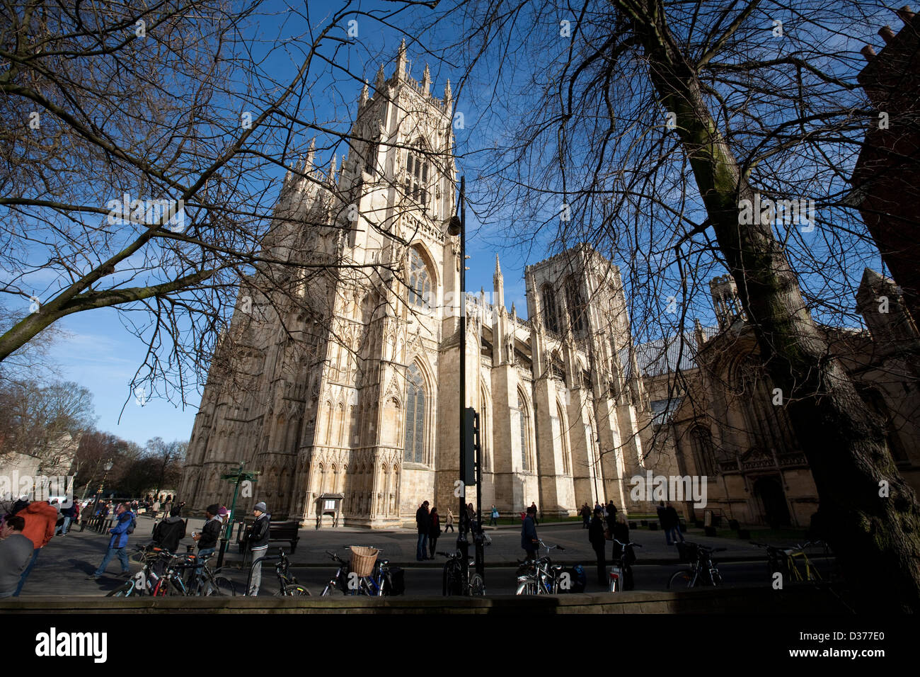 York Minster Cathedral Yorkshire Stockfoto