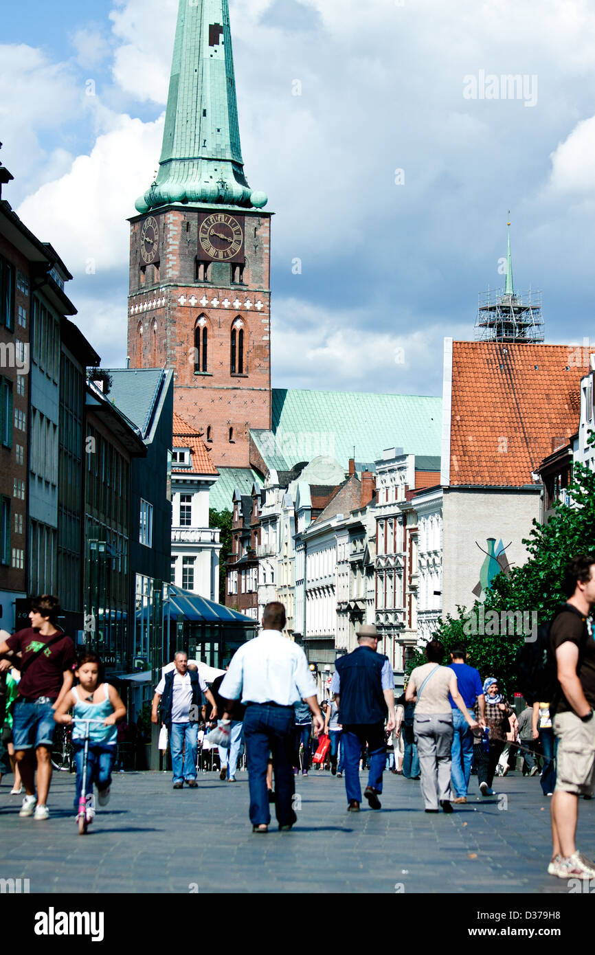 Jacobikirche, Lübeck, Deutschland Stockfoto