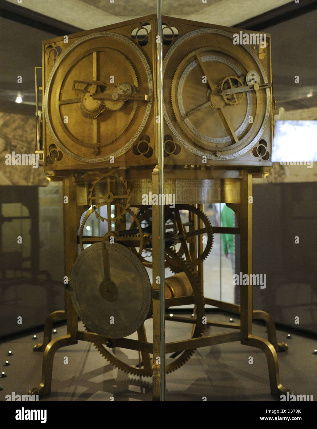 Das Astrarium des Giovanni Dondi (1318-1388). Nationales Museum der Wissenschaft und Technik Leonardo da Vinci. Mailand. Italien. Stockfoto