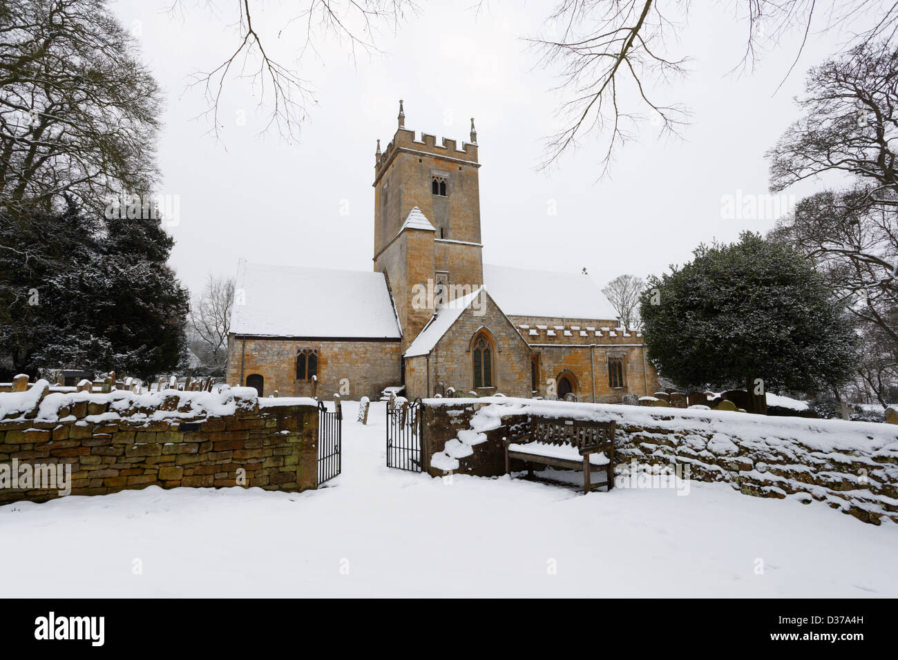 St Eadburgha Kirche, Broadway. Die Cotswolds, Worcestershire, England, UK. Stockfoto