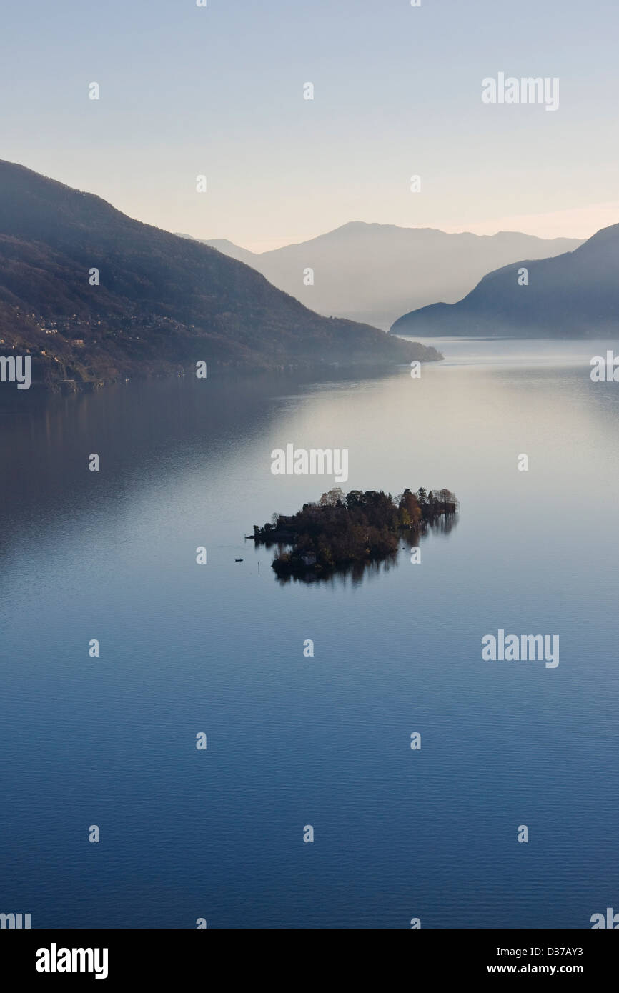 Schweiz, Tessin, Brissago Inseln Stockfoto