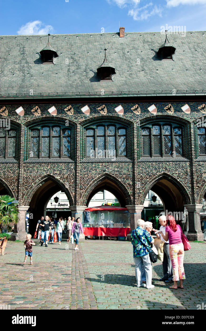 Rathaus, Lübeck Deutschland Stockfoto