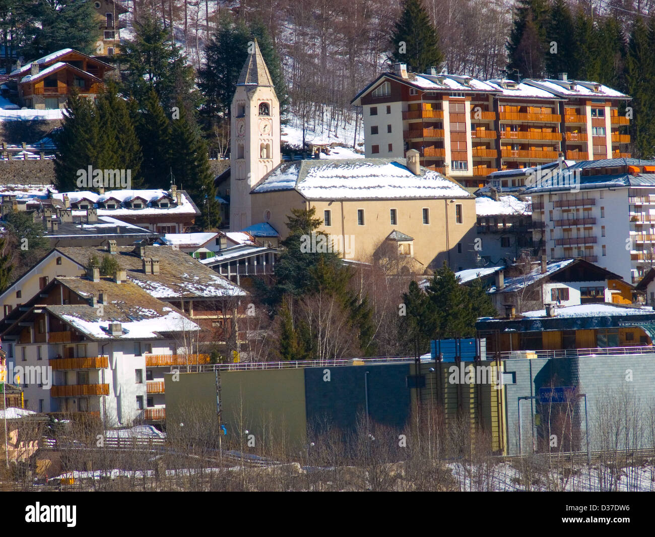 Courmayeur, Val d'Aosta, Italien Stockfoto