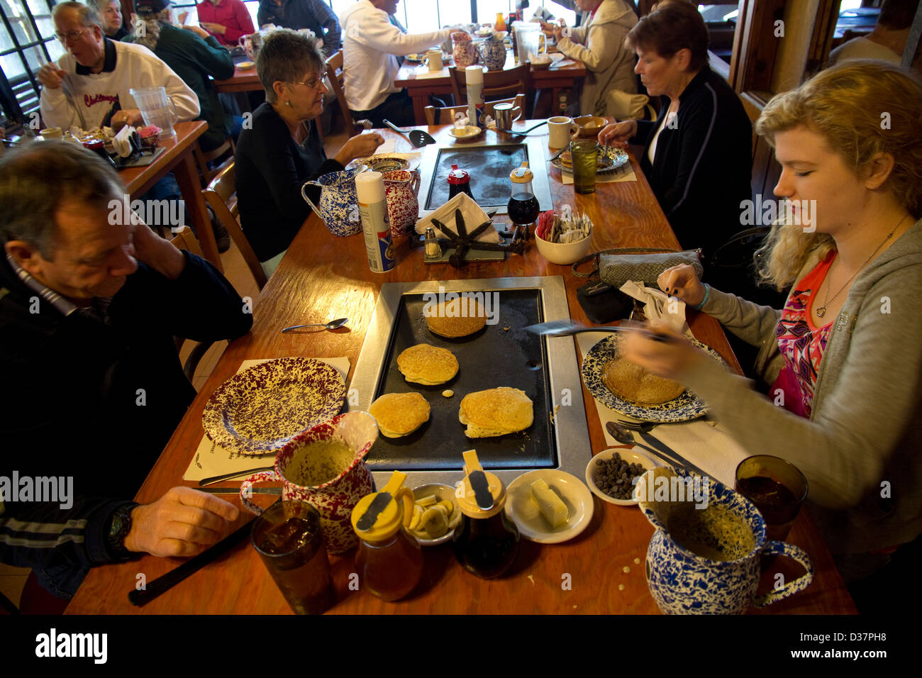 Alte spanische Sugar Mill Restaurant, in der Nähe von Deland, Florida Stockfoto