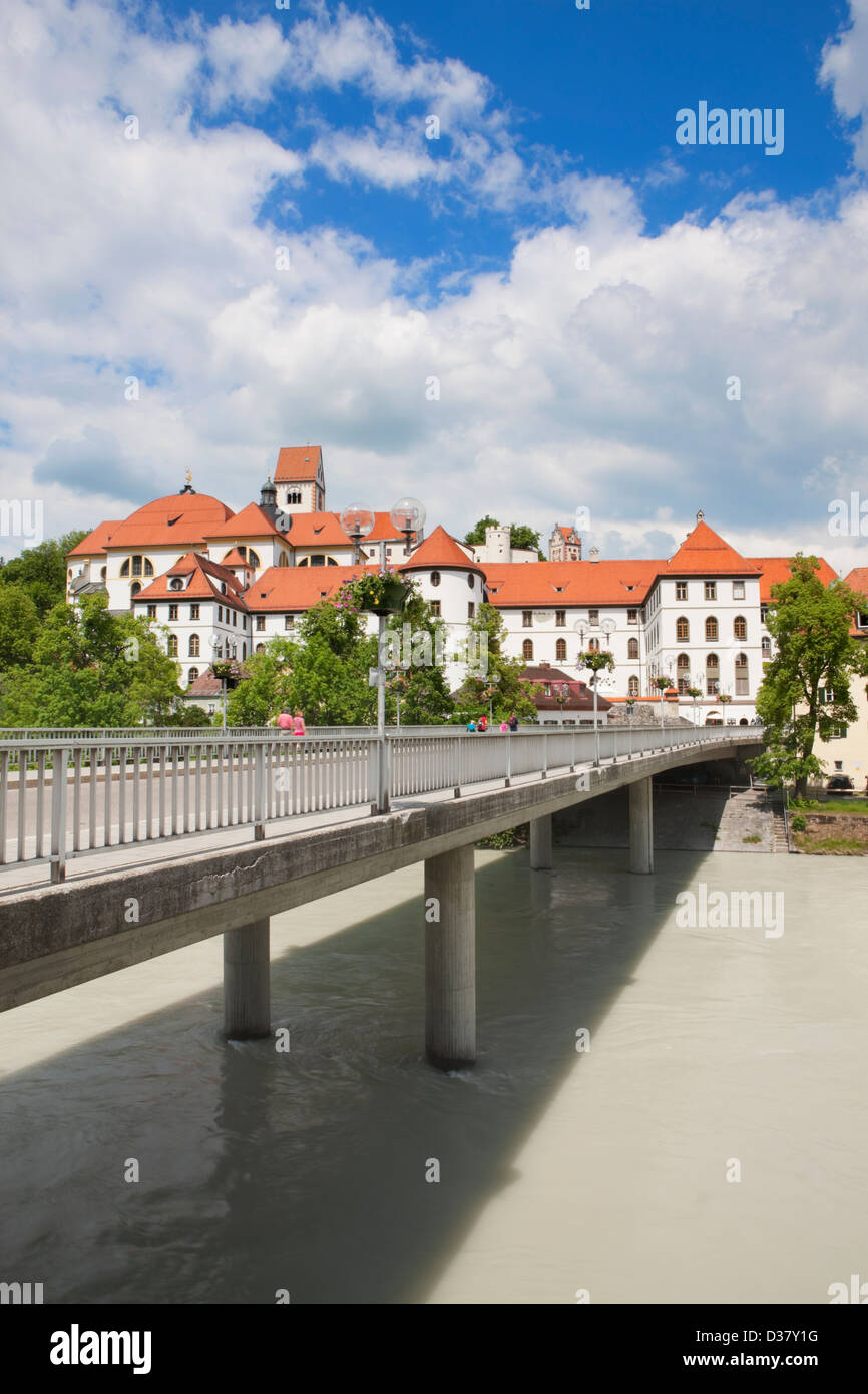 Am Lech und Füssen, Ostallgäu, Bayern, Deutschland Stockfoto