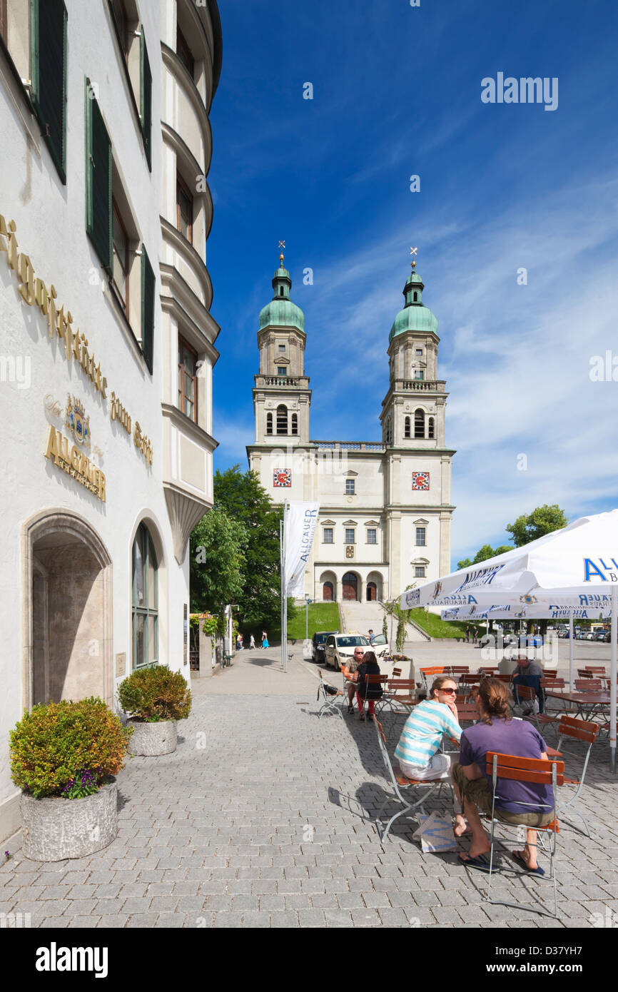 St. Lorenz Kirche, Kempten, Allgäu, Bayern, Deutschland Stockfoto