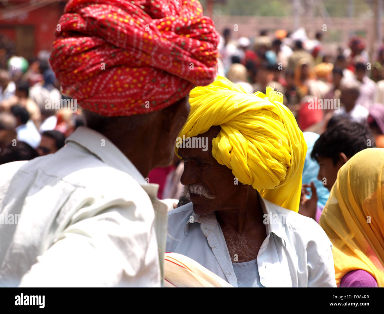 Hindu indischen Heiligen Sadhus Kumbh Mela in Haridwar, Indien Stockfoto