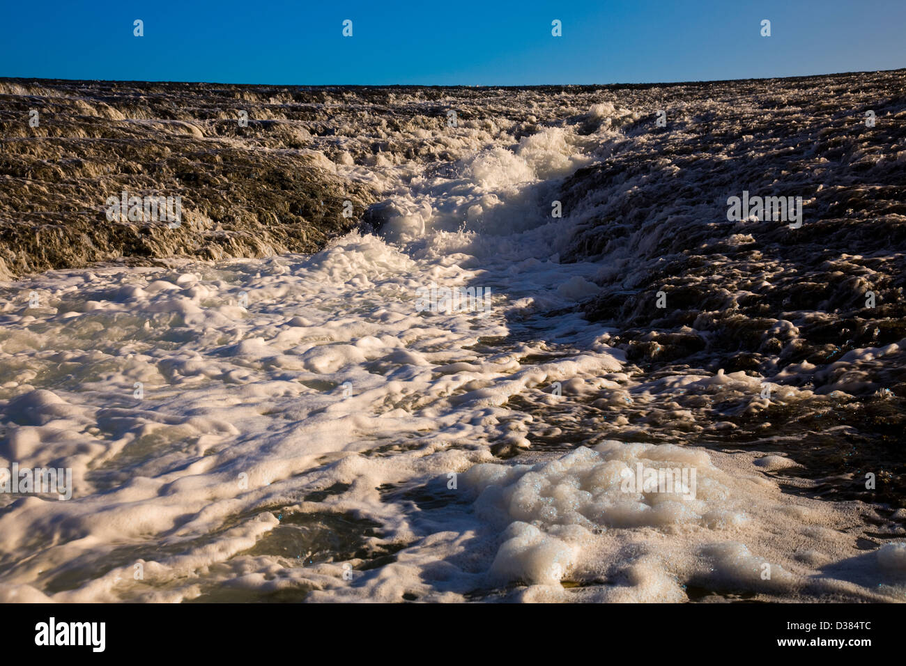 Montgomery Reef, Riff-System in der Welt, Collier Bay, Kimberley-Region in Western Australia die größte Küstenfischerei Stockfoto