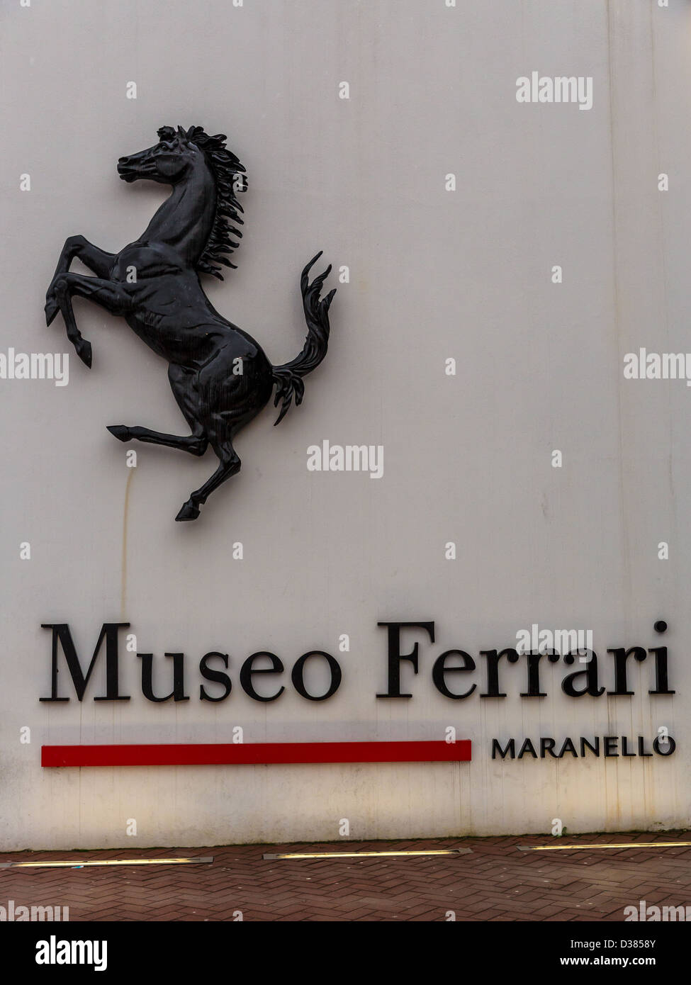 Ferrari-Museum, Maranello, Emilia-Romagna, Italien Stockfoto