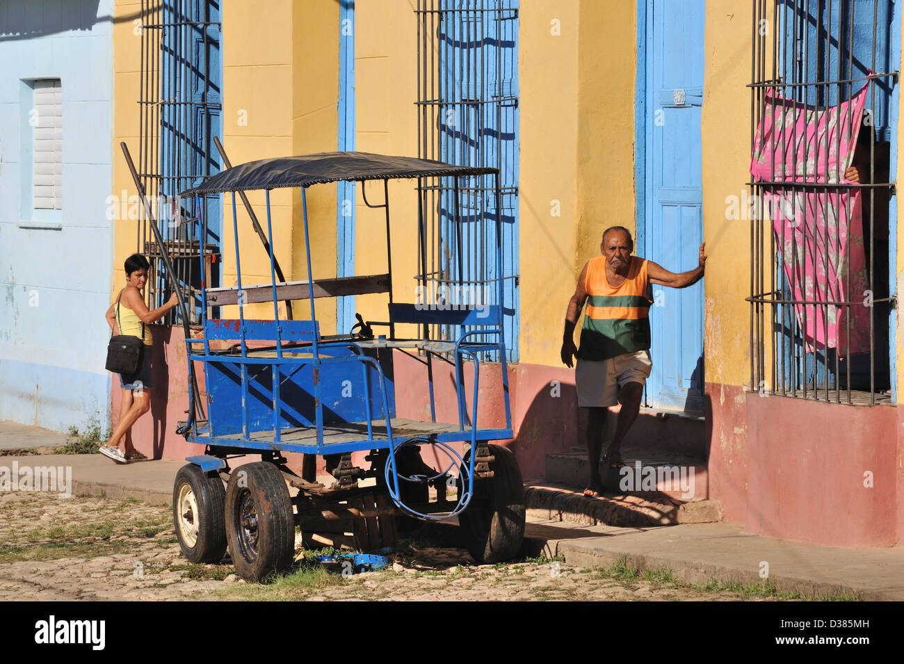 Straße in Trinidad, Kuba Stockfoto