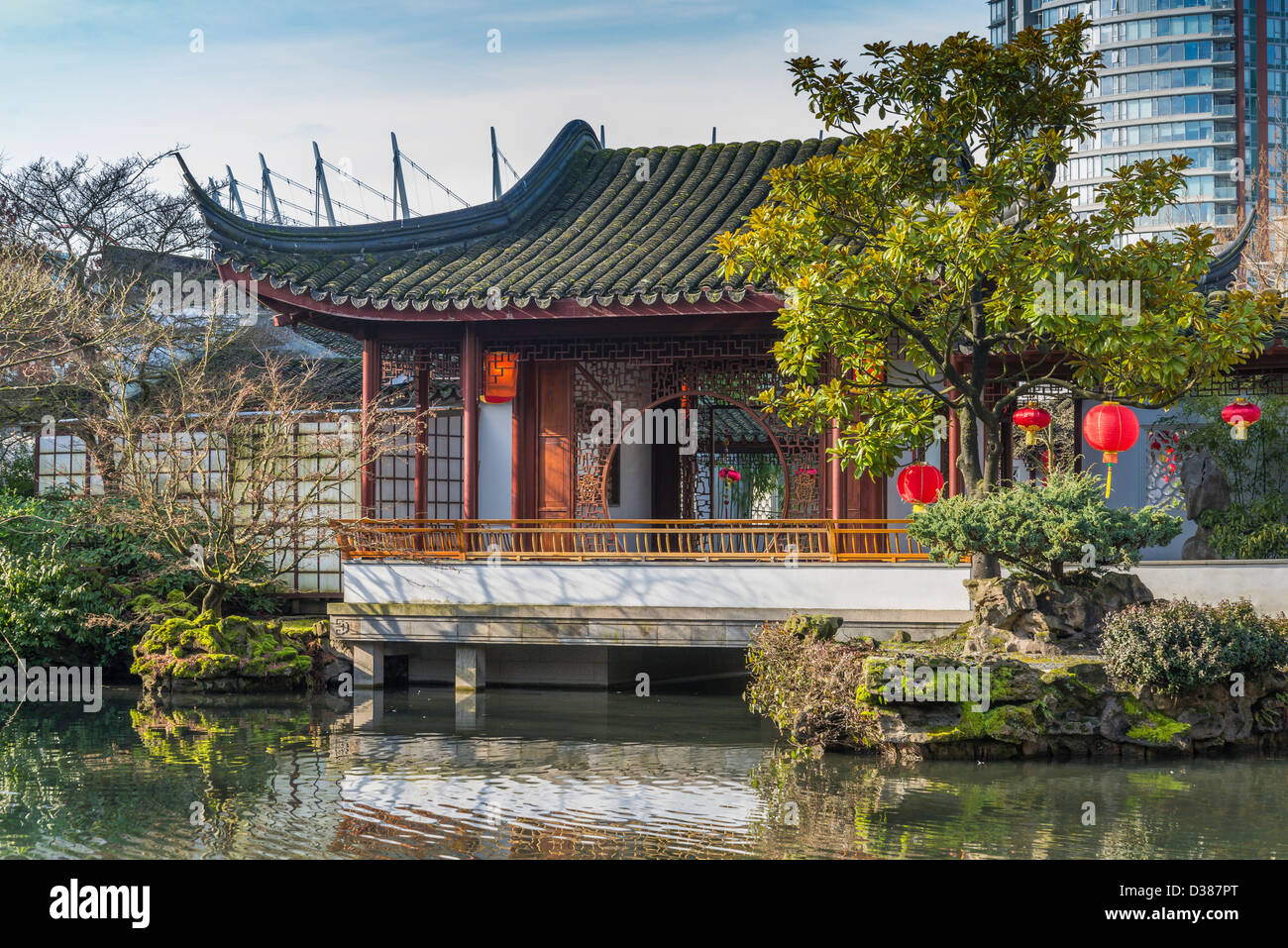 Dr. Sun Yat-Sen-Park und Gärten, Vancouver, Britisch-Kolumbien, Kanada Stockfoto