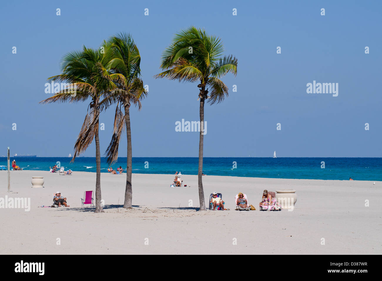 Hollywood Beach. Florida Stockfoto