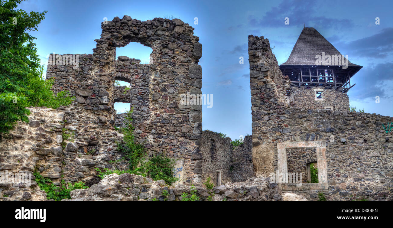 Nevitskiy Burg in der Nähe von Uzhgorod, Transkarpatien, Ukraine Stockfoto