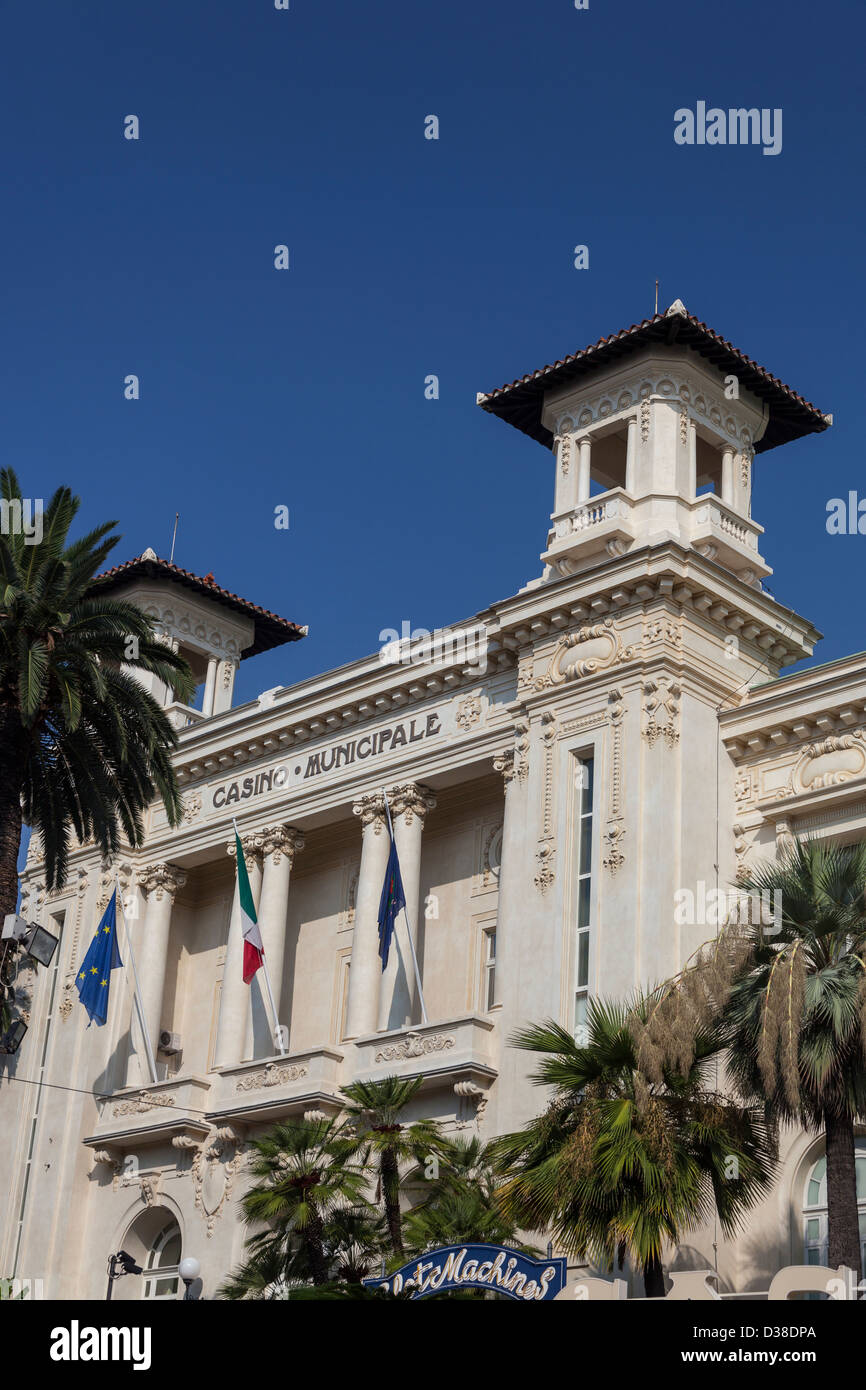 San Remo - schöne Hafenstadt in Italien Stockfoto