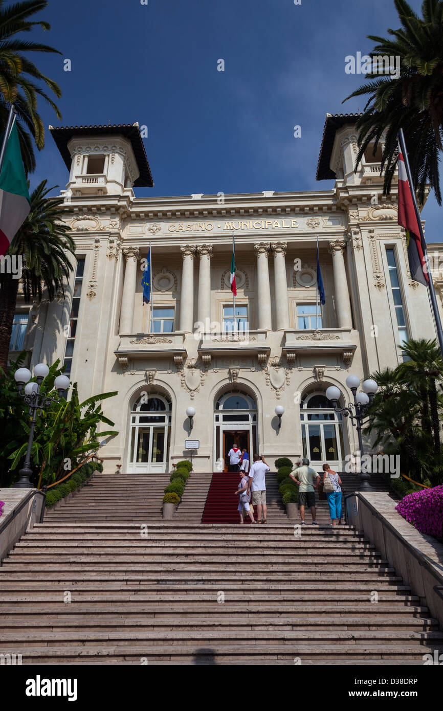 San Remo - schöne Hafenstadt in Italien Stockfoto