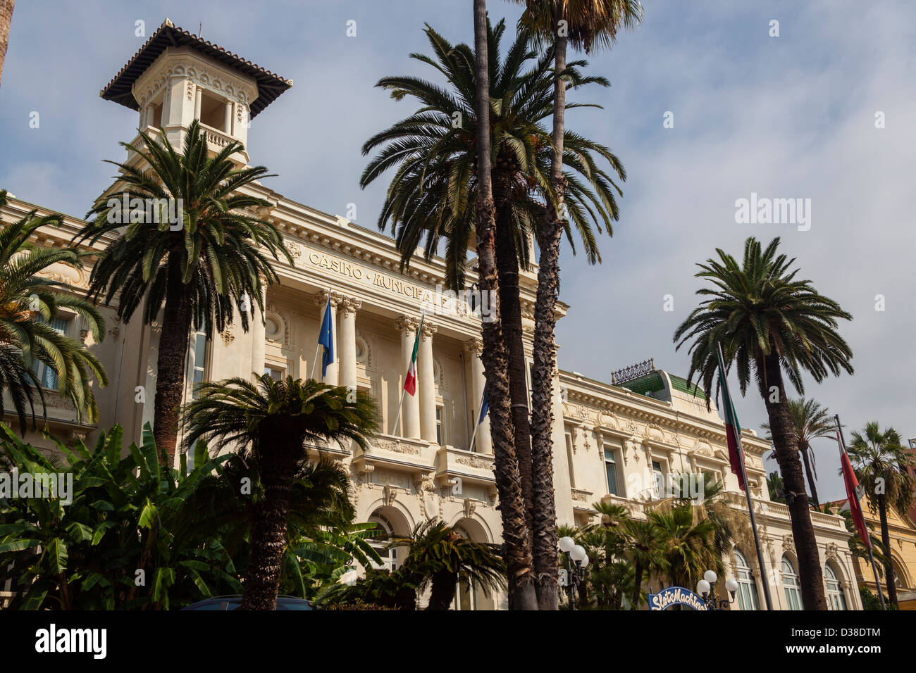 San Remo - schöne Hafenstadt in Italien Stockfoto