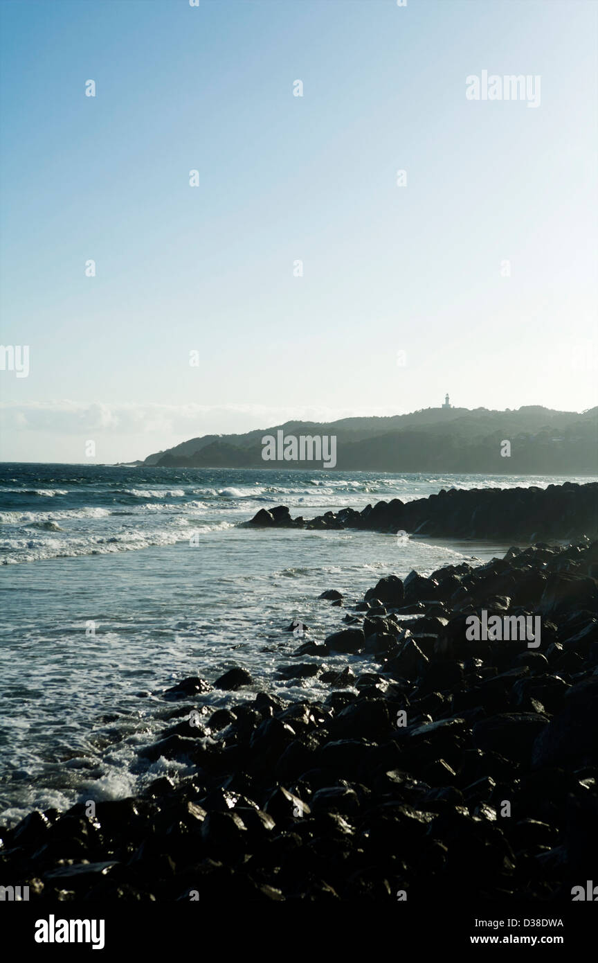 Einsamen Strand an der Gold Coast Australien Stockfoto