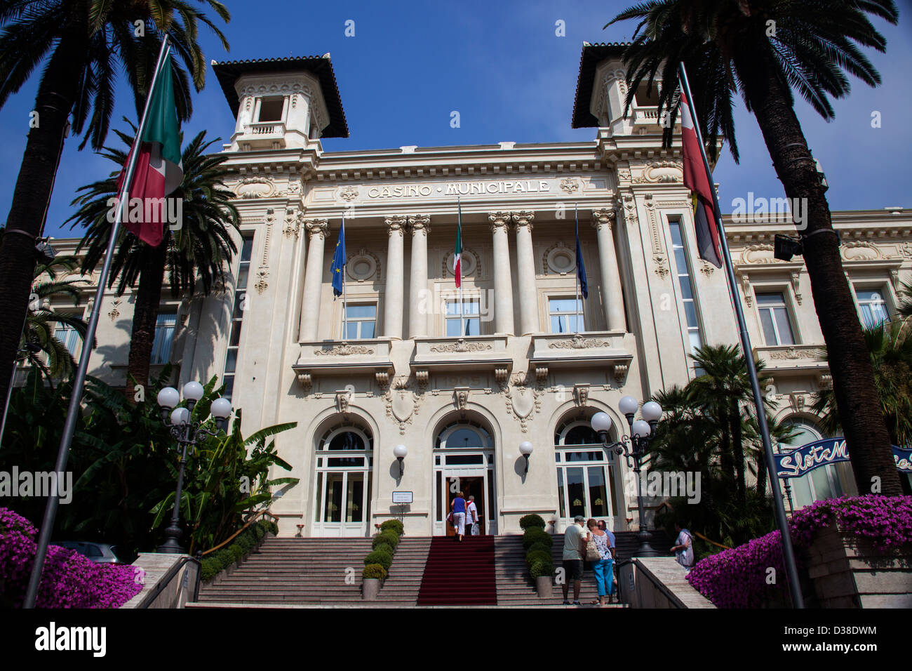 San Remo - schöne Hafenstadt in Italien Stockfoto
