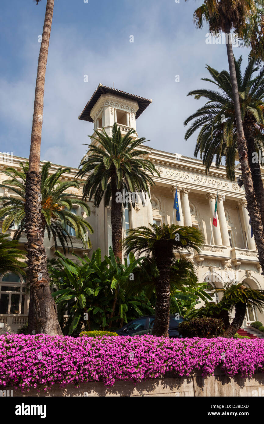 San Remo - schöne Hafenstadt in Italien Stockfoto