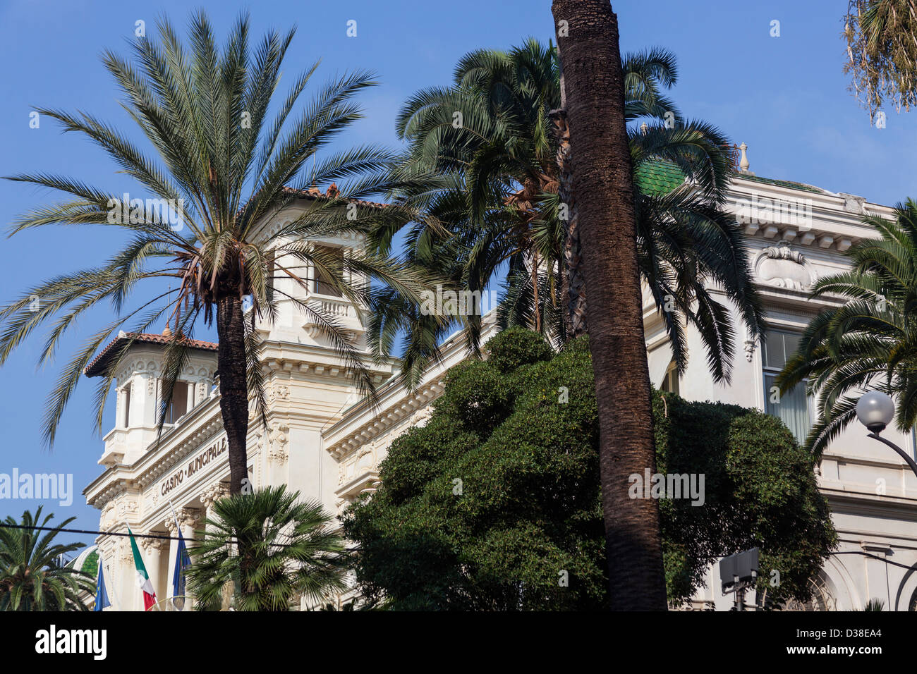 San Remo - schöne Hafenstadt in Italien Stockfoto