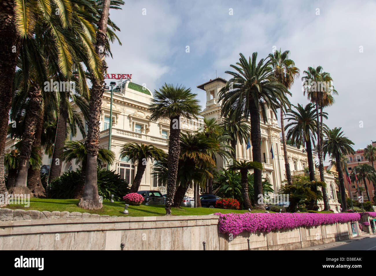 San Remo - schöne Hafenstadt in Italien Stockfoto
