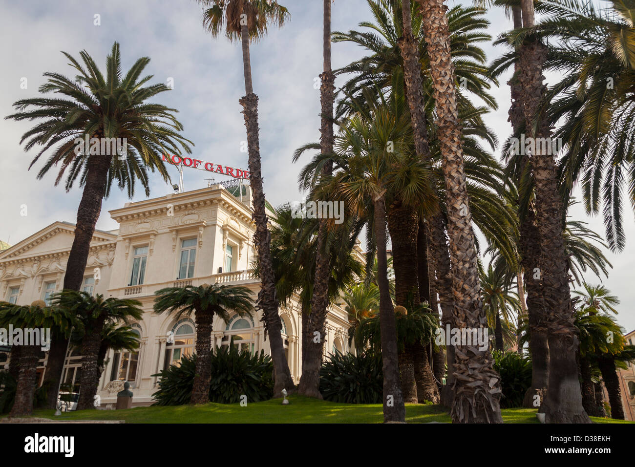 San Remo - schöne Hafenstadt in Italien Stockfoto