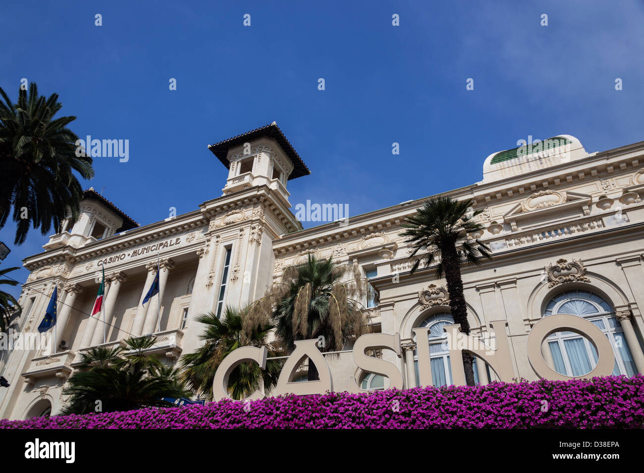 San Remo - schöne Hafenstadt in Italien Stockfoto