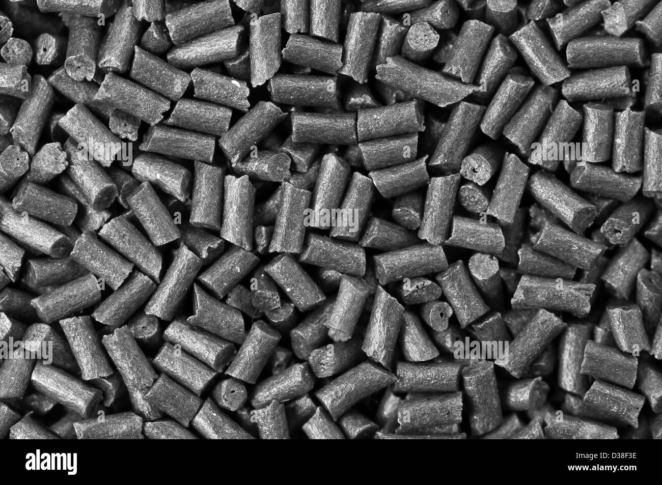 Schwarzpulver abstrakten Hintergrund Makro Stockfoto