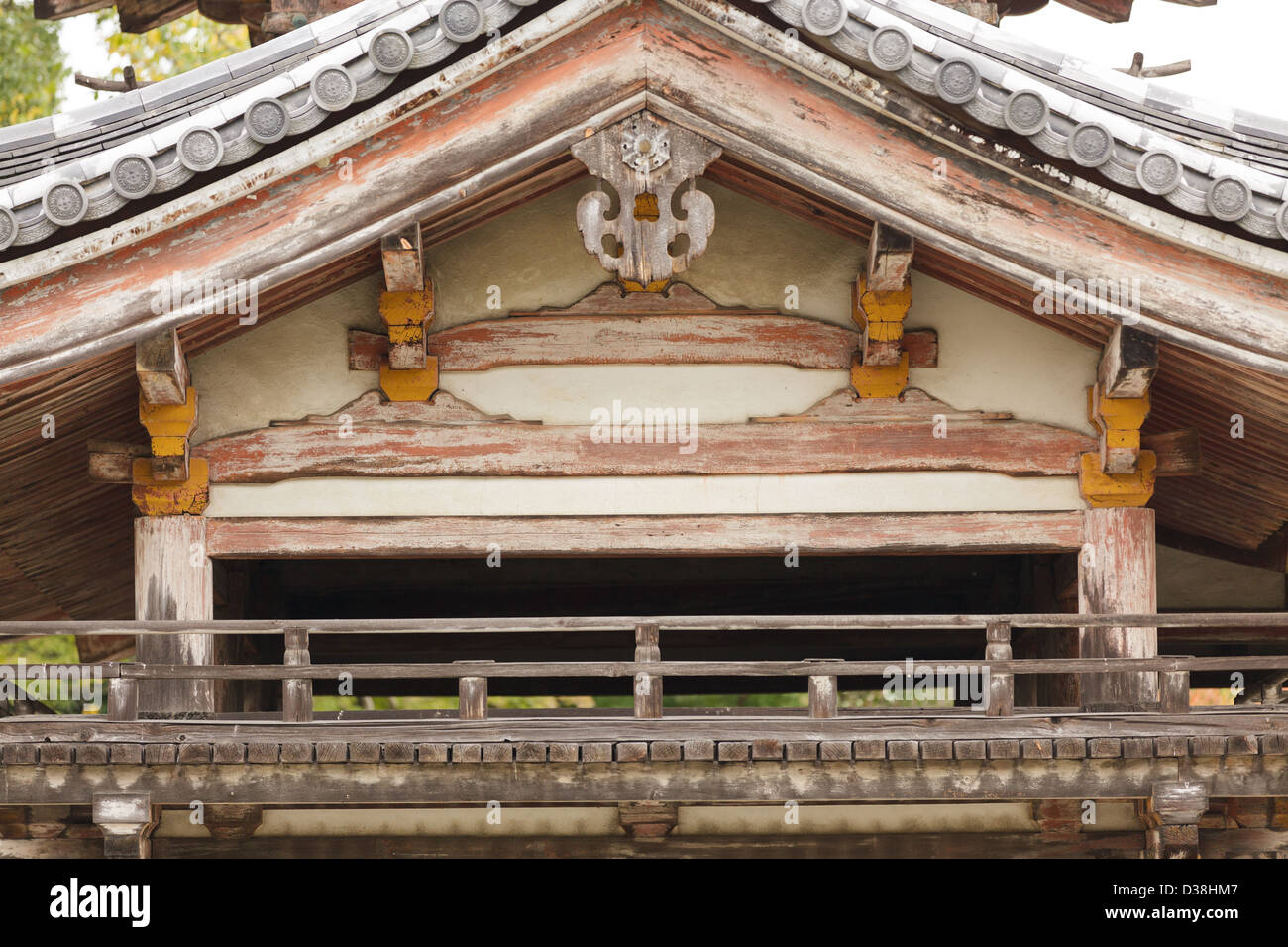 Details der Byodoin-in Tempel in Uji Stadt, in der Nähe von Kyoto, Japan Stockfoto