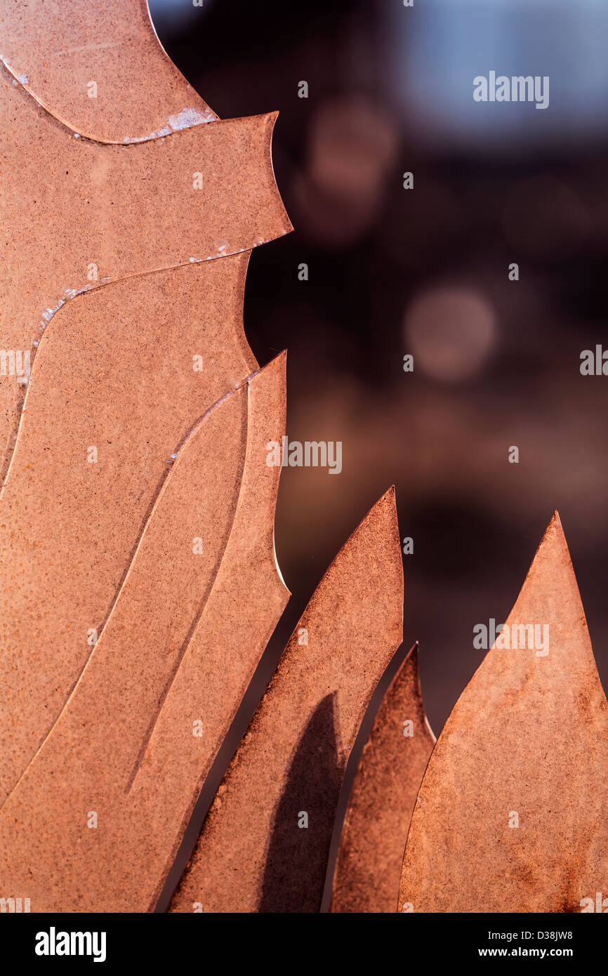 Schmutzig und gebrochene Glas, Outdoor-Shooting. Stockfoto