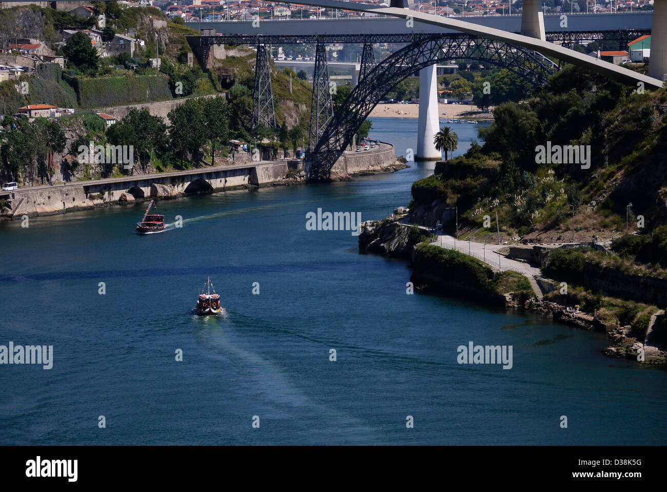 Porto-Szenen Stockfoto