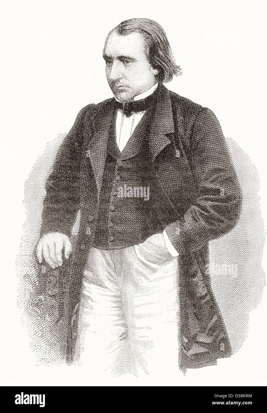 Joseph Ernest Renan, 1823-1892. Französische Experten von Nahost alte Sprachen und Zivilisationen, Philosoph und Schriftsteller. Stockfoto