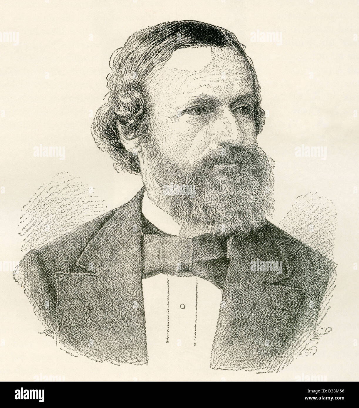 Gustav Robert Kirchhoff, 1824 1887. Deutscher Physiker Stockfotografie