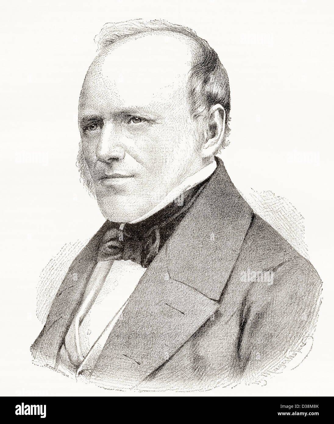 Sir Charles Lyell, 1. Baronet, 1797 – 1875. Britischer Jurist und Geologe. Stockfoto