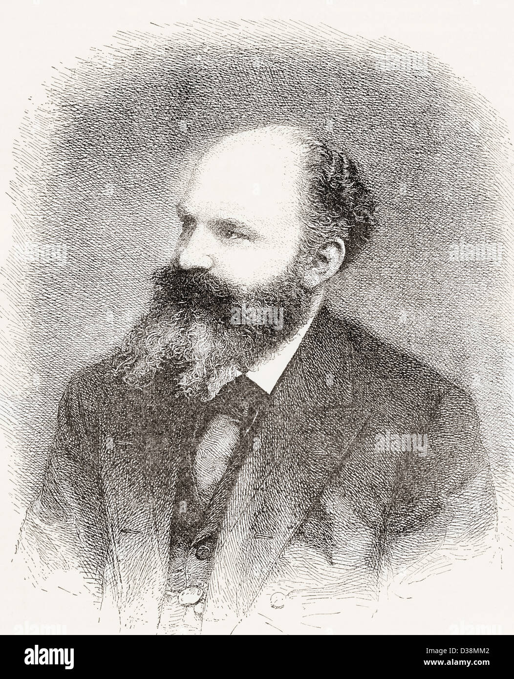 Georg Moritz Ebers, 1837 –1898. Deutscher Ägyptologe und Schriftsteller. Stockfoto