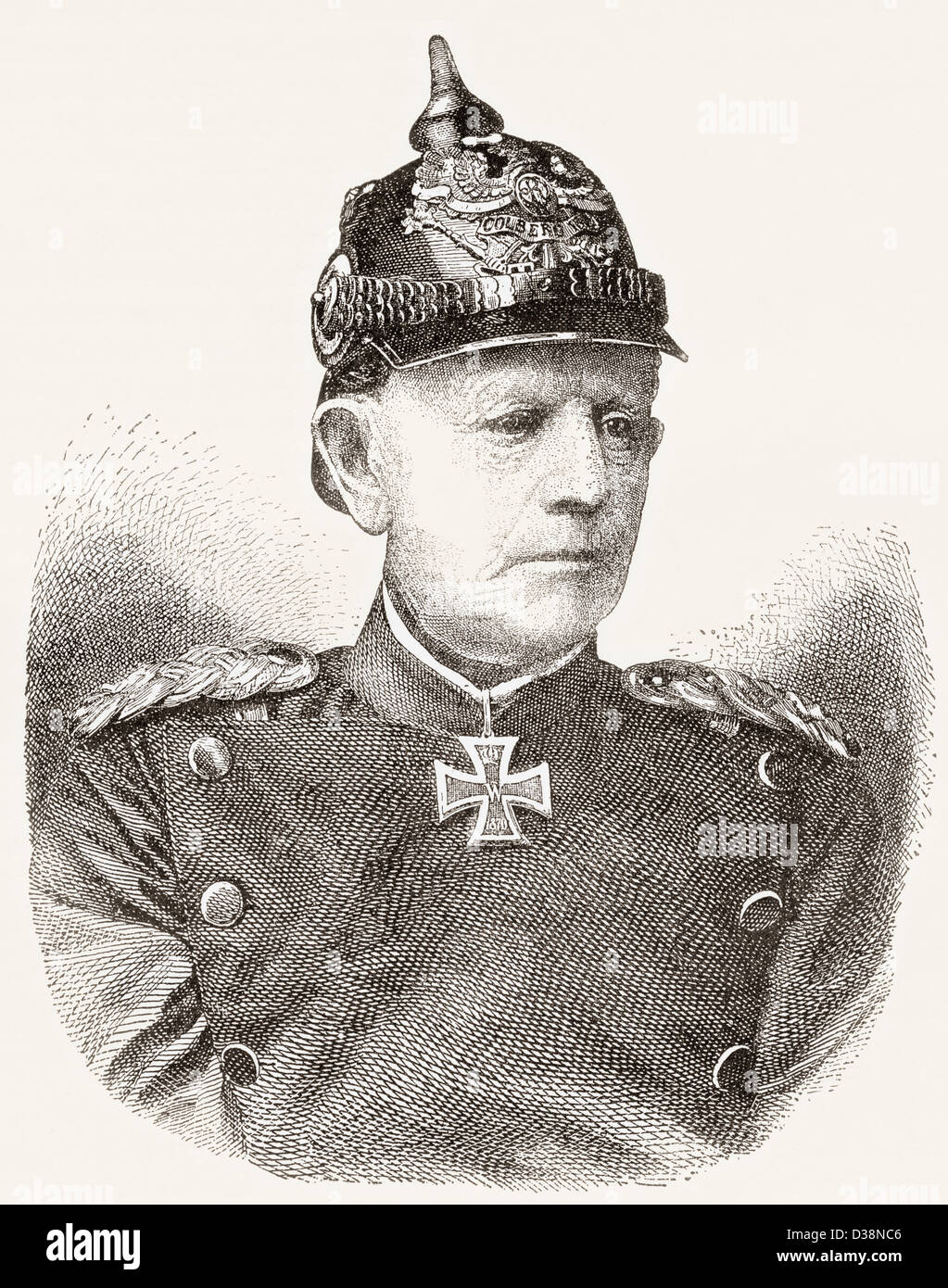 Helmuth Karl Bernhard Graf von Moltke, 1800-1891. Deutscher Generalfeldmarschall. Stockfoto