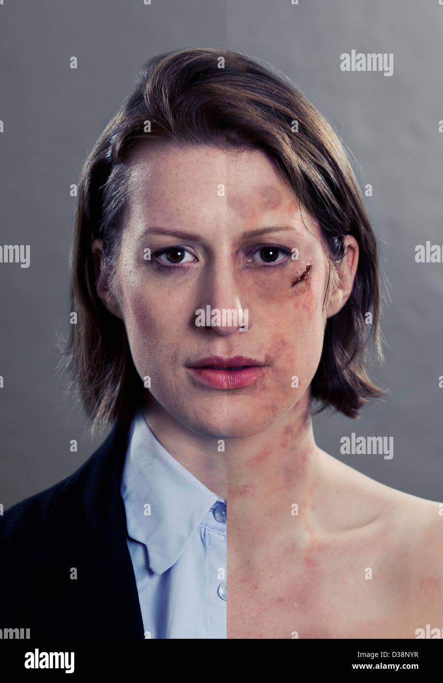 Frau gespalten Fotos und Bildmaterial in hoher Auflösung Alamy