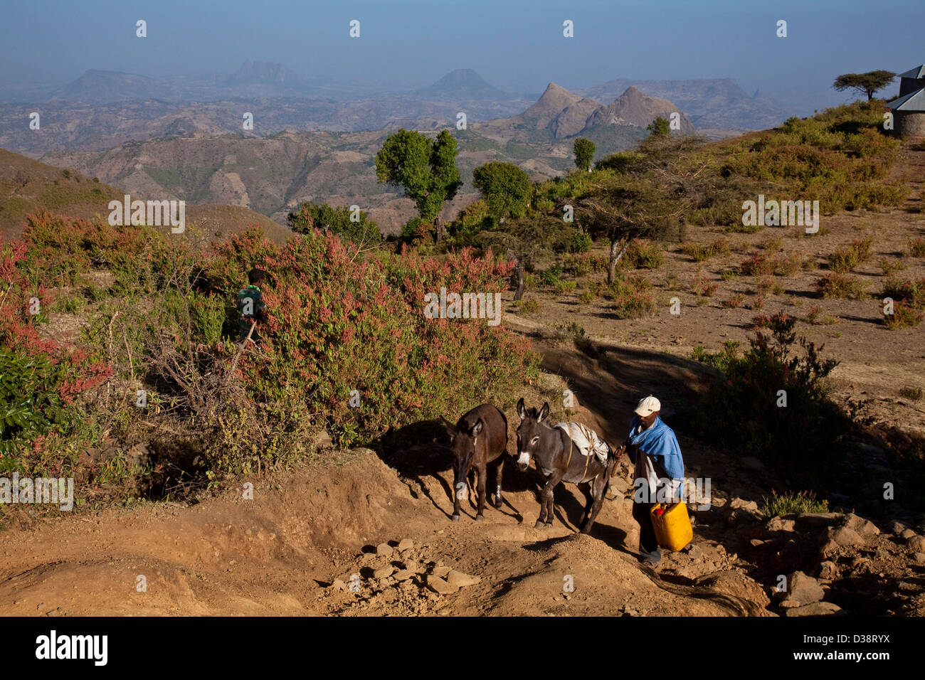 Landschaft, Simien Mountains, Äthiopien Stockfoto