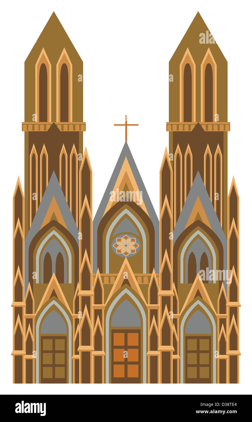 Fassade der Kathedrale, Köln Stockfoto