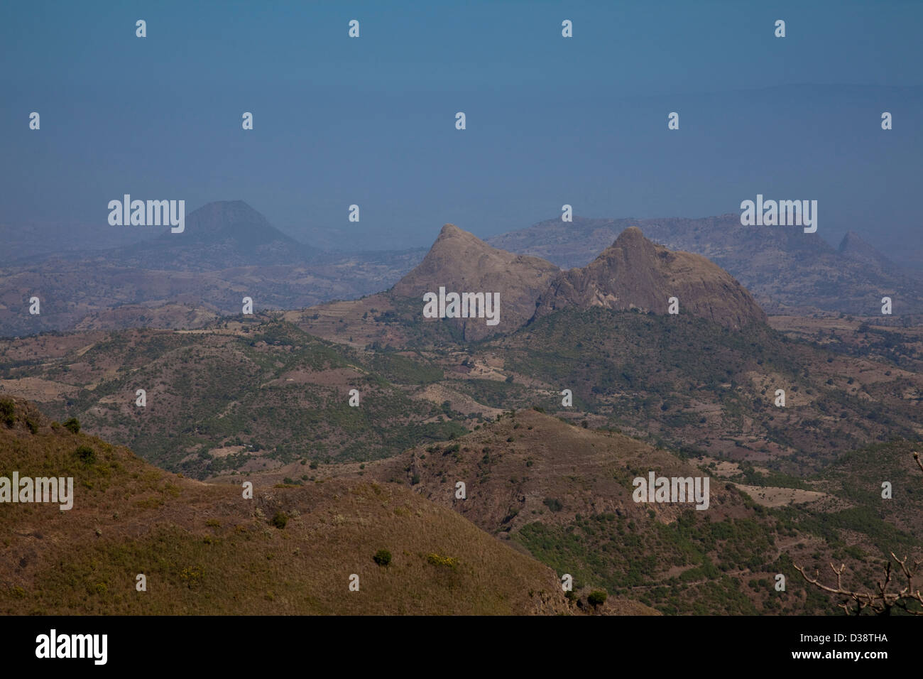 Landschaft, Simien Mountains, Äthiopien Stockfoto