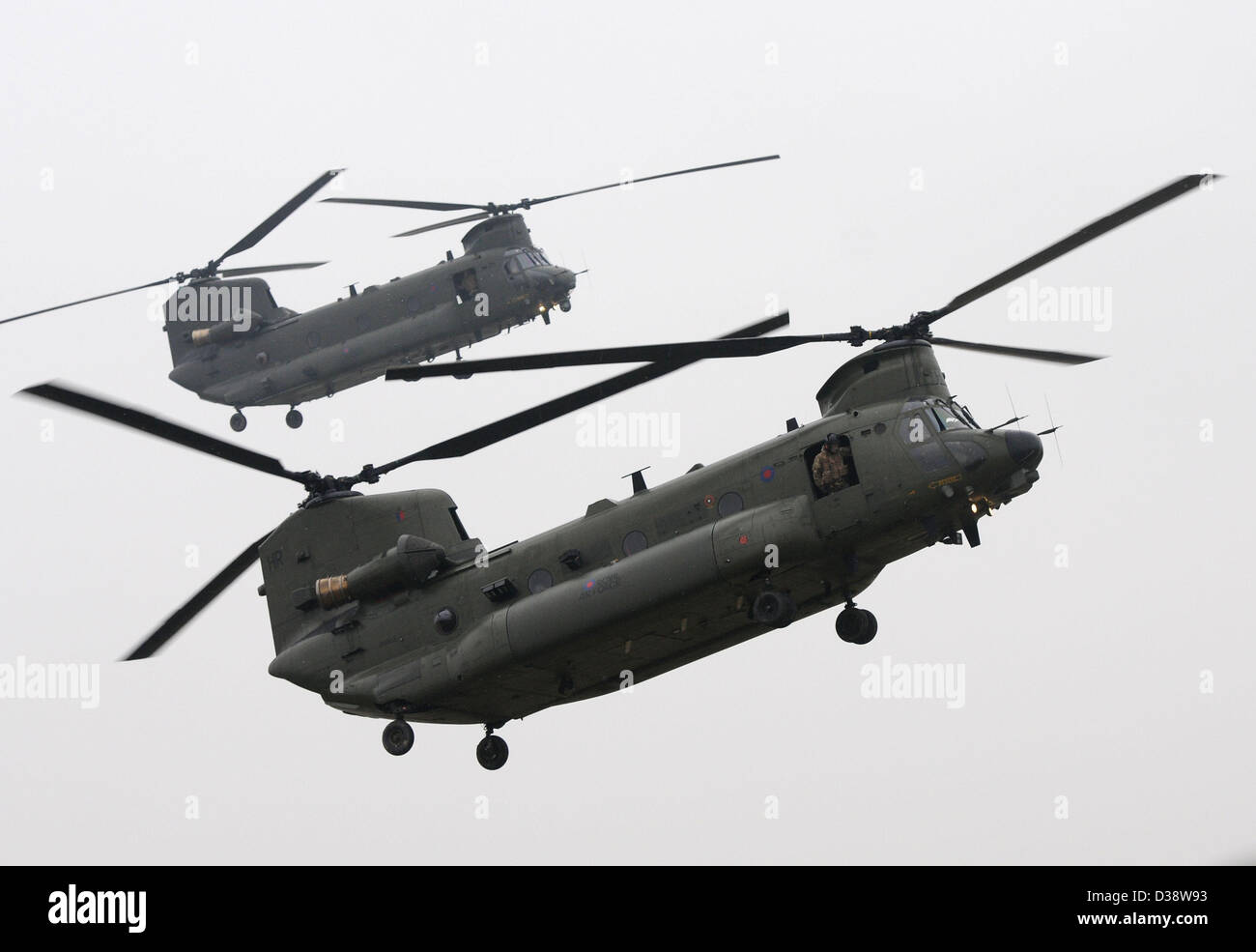 Chinook-Hubschrauber Stockfoto