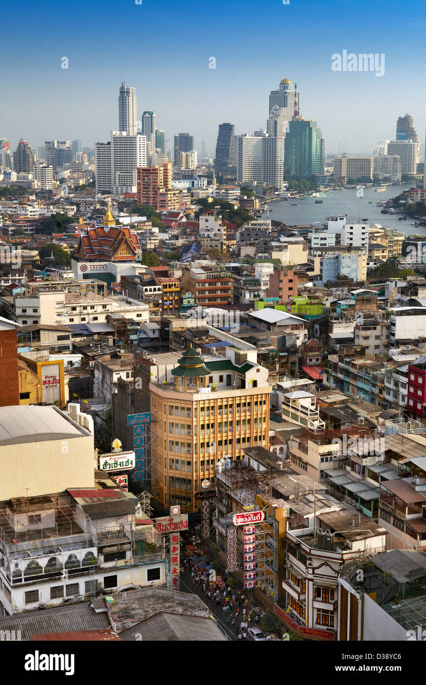 Bangkok Stadtbild, Chinatown, Bangkok, Thailand Stockfoto